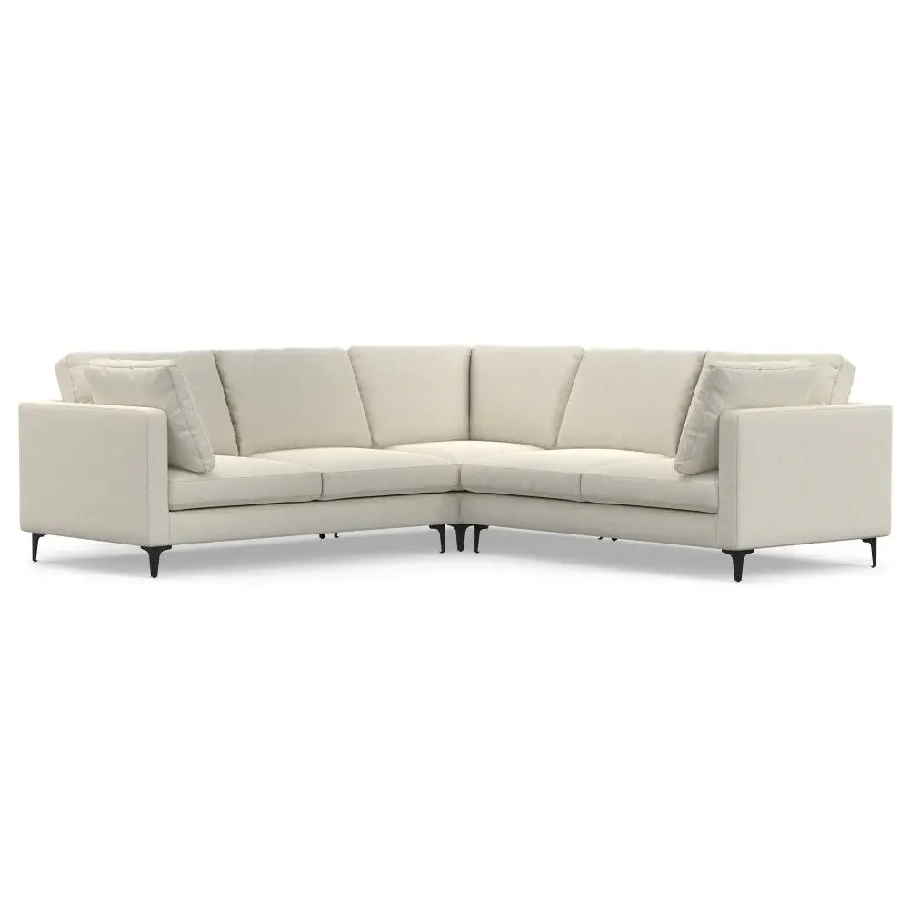 Ava - Mid Century Corner Sectional Sofa Skillfully made Hardware Collection