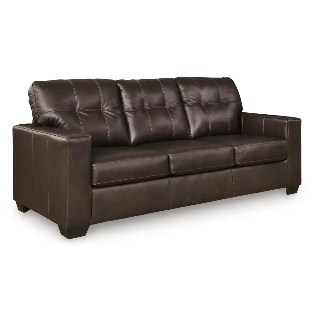 Diamond Modern Furniture Exclusive Design Santorine Stationary Leather Match Sofa 2170638