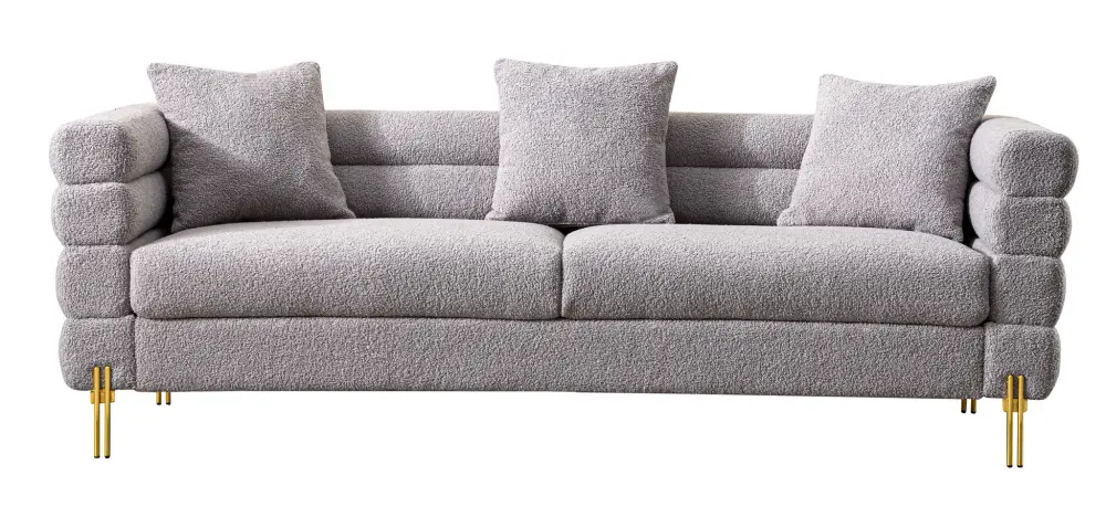 Modern Luxurious And Comfortable Upholstered Sofa