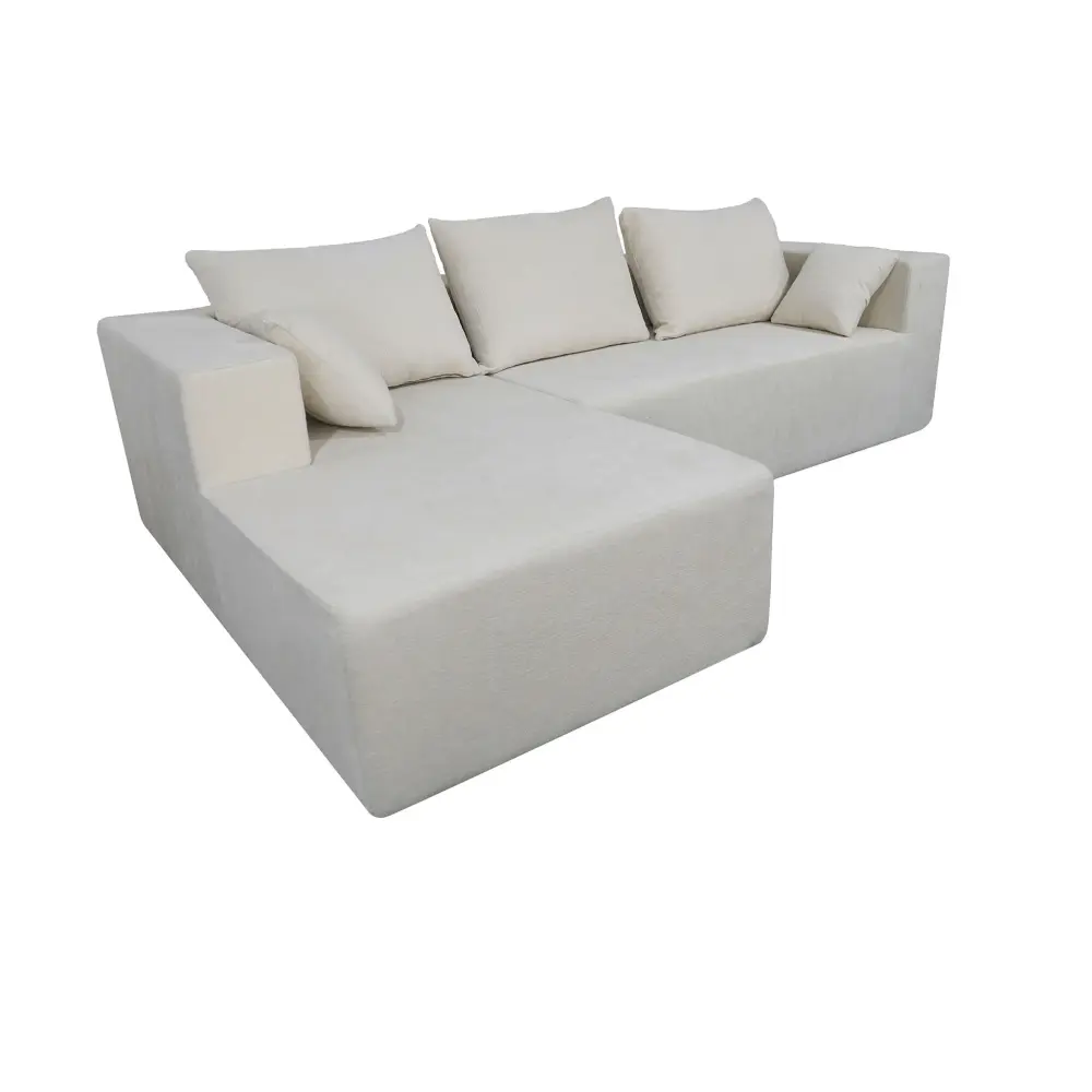 Modular Corner Sofa Soft Fabric