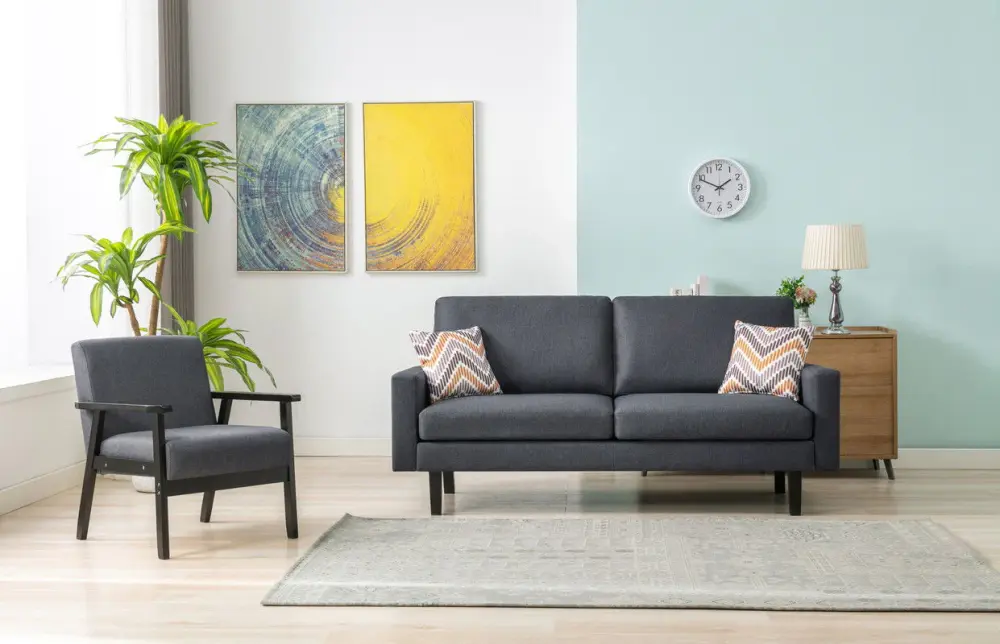 Bahamas - Sofa Place 2 Throw Pillows