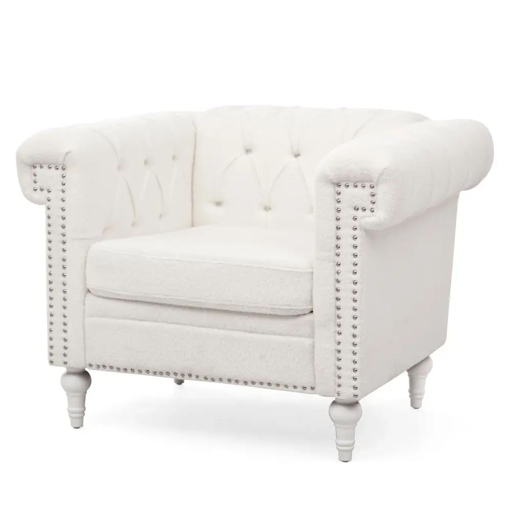 Mid-Century Modern 1 Seater Sofa Living Room