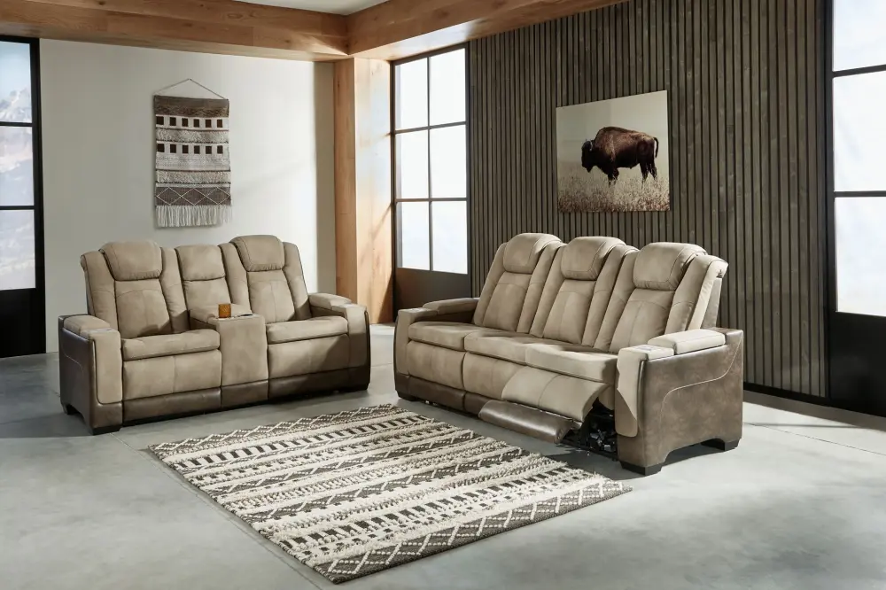 Next-Gen Durapella - Power Reclining Living Room Place