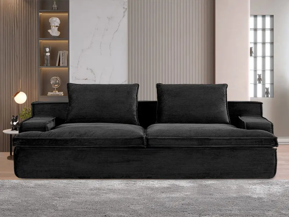 Nimbus - Oversized Complete Foam 4 Seater Couch Living Room Upholstered Soft, Wide Armrests 10-Year Frame Warranty