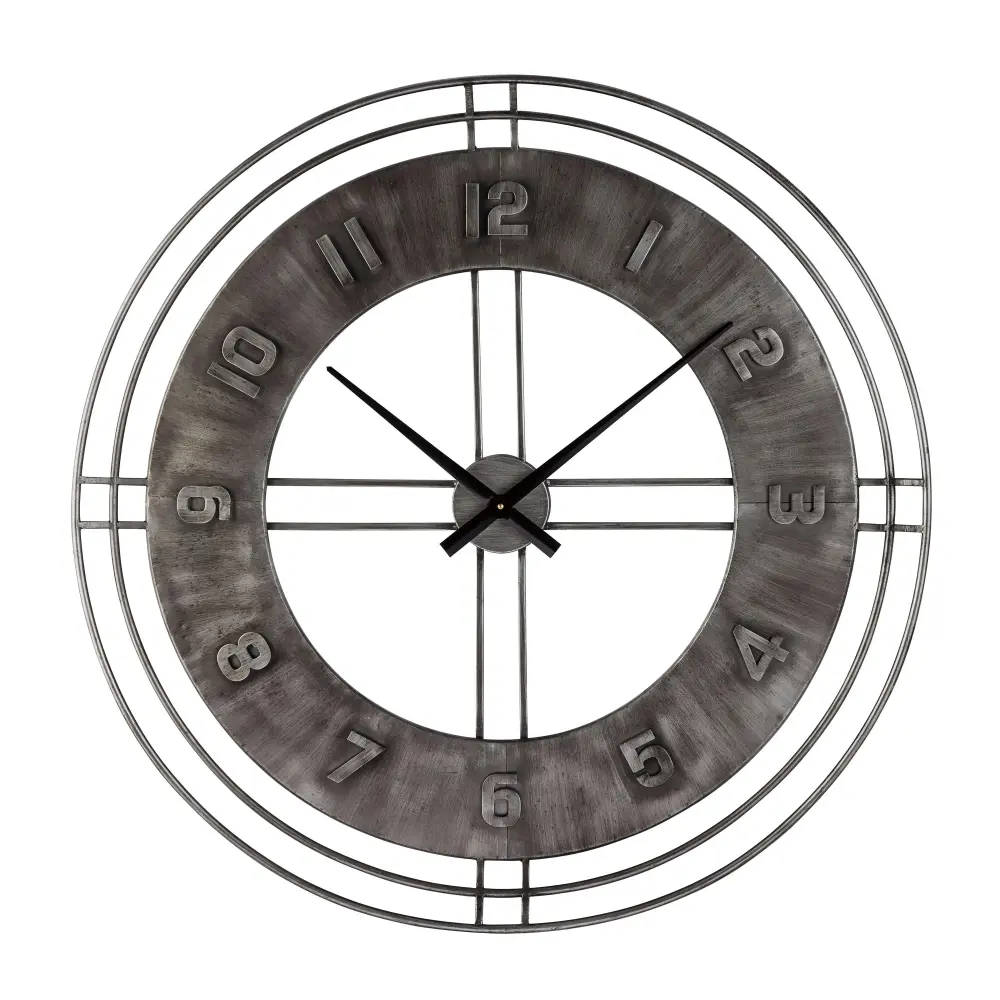 Diamond Modern Furniture Unique Design Home Decor Clocks A8010068 USB Charging Port