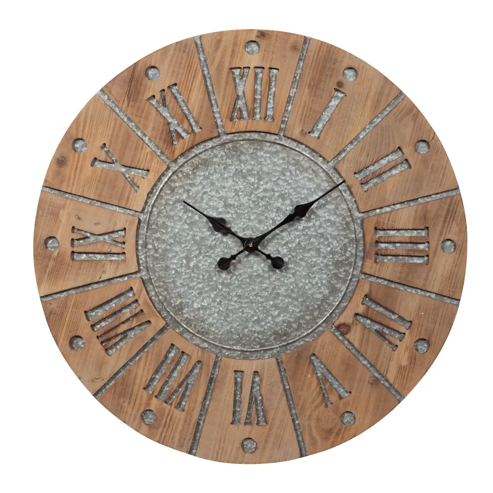 Premium Solid Wood Diamond Today's Furniture Exclusive Design Home Decor Clocks A8010076