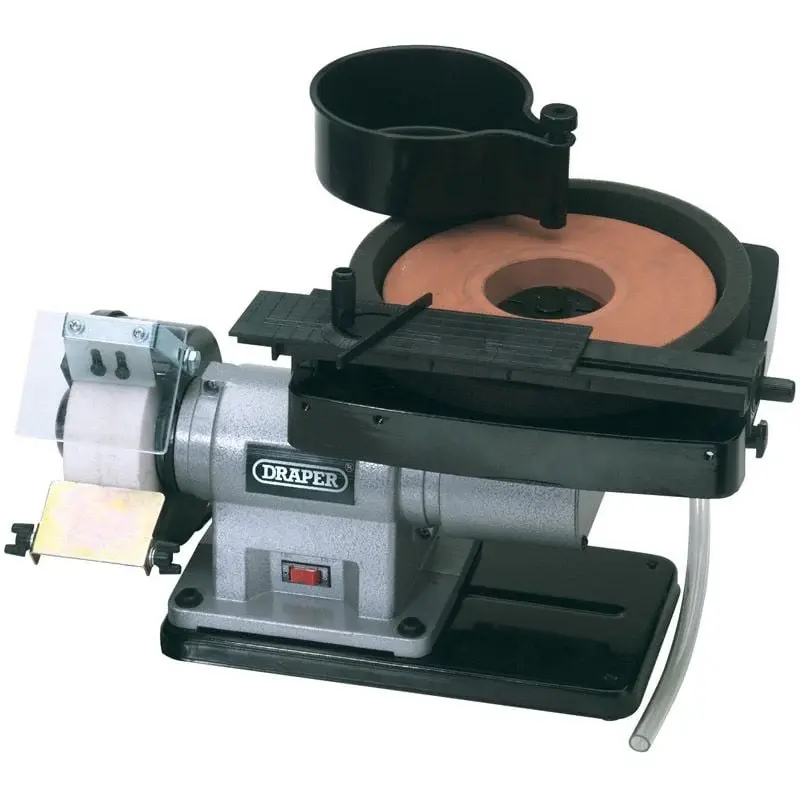 Draper GWD205A Wet and Dry Bench Grinder, 350W - (31235)