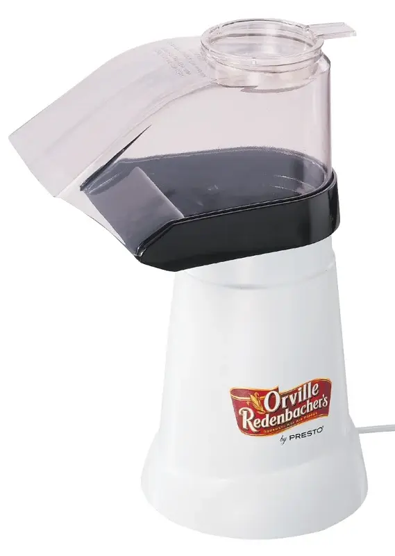 Presto Orville Redenbacher's Series 04821 Popcorn Popper, 4 oz Kernel, 1475 W, Snow