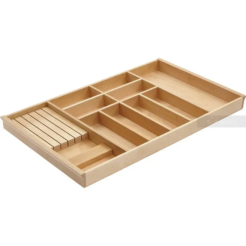 nobilia wooden cutlery insert beech knife block BE-M90H 90 cm