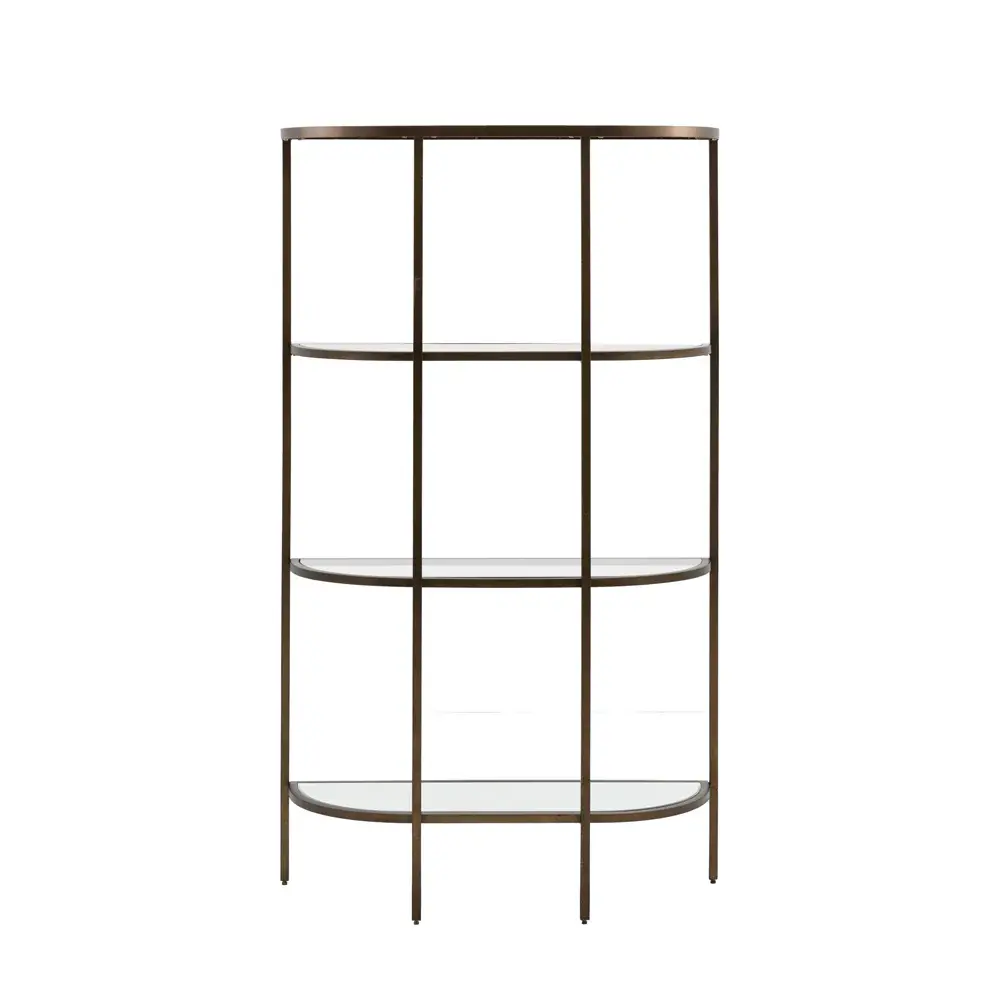 Hodson Display Unit - Rustic gold