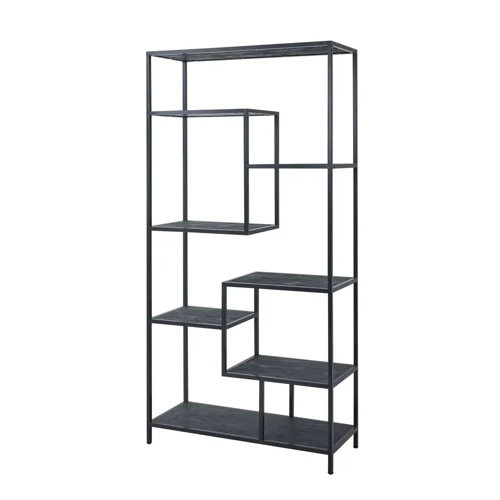 Large Multi Shelf Unit - Black