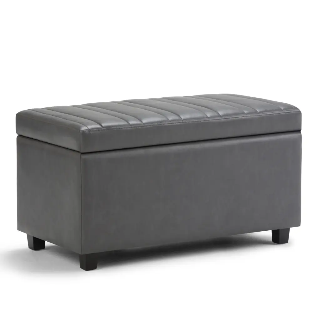 Darcy - Upholstered Storage Ottoman Bench Mudroom