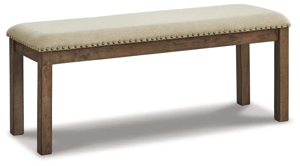 Moriville - Upholstered Bench - Buff