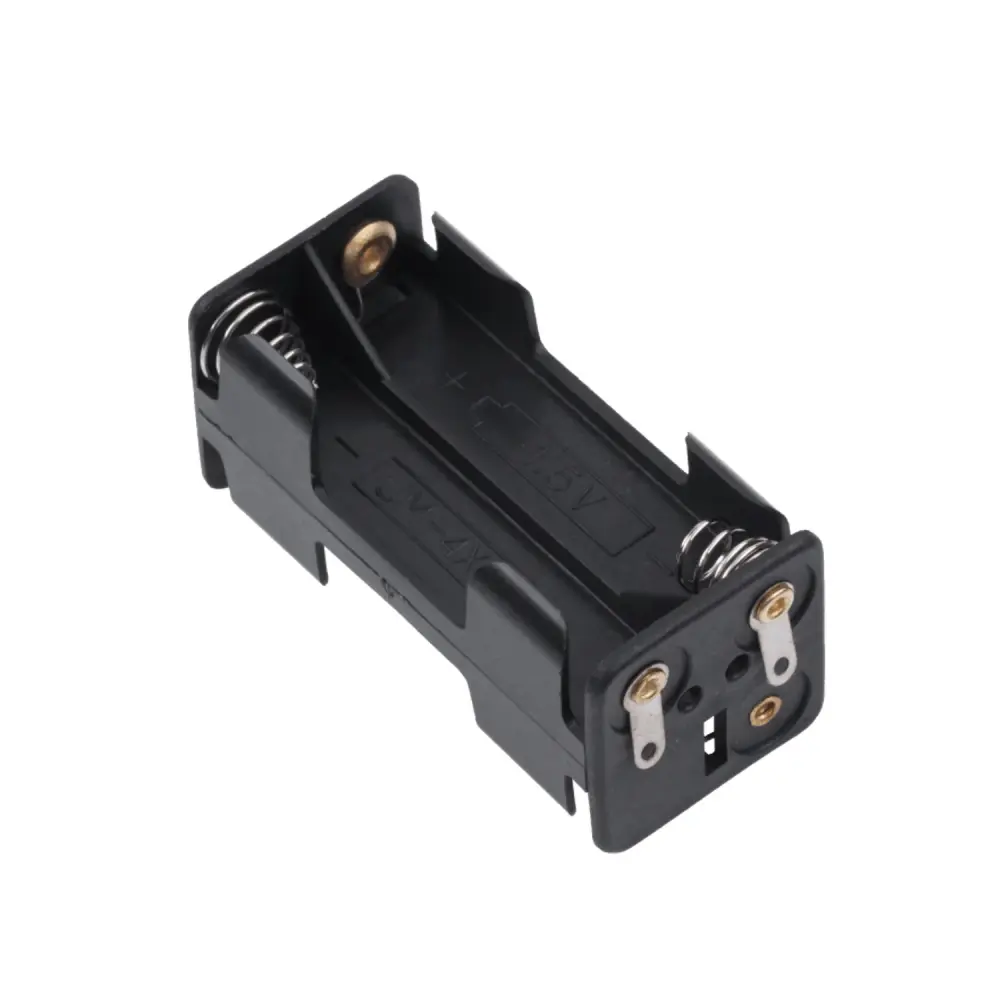 Battery box basket 4xR3 AAA square onyx GNI0057