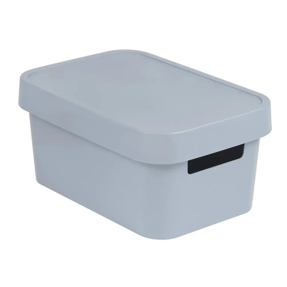 Plastic storage boxes lid and processes Curver Infinity Scandinavian Style