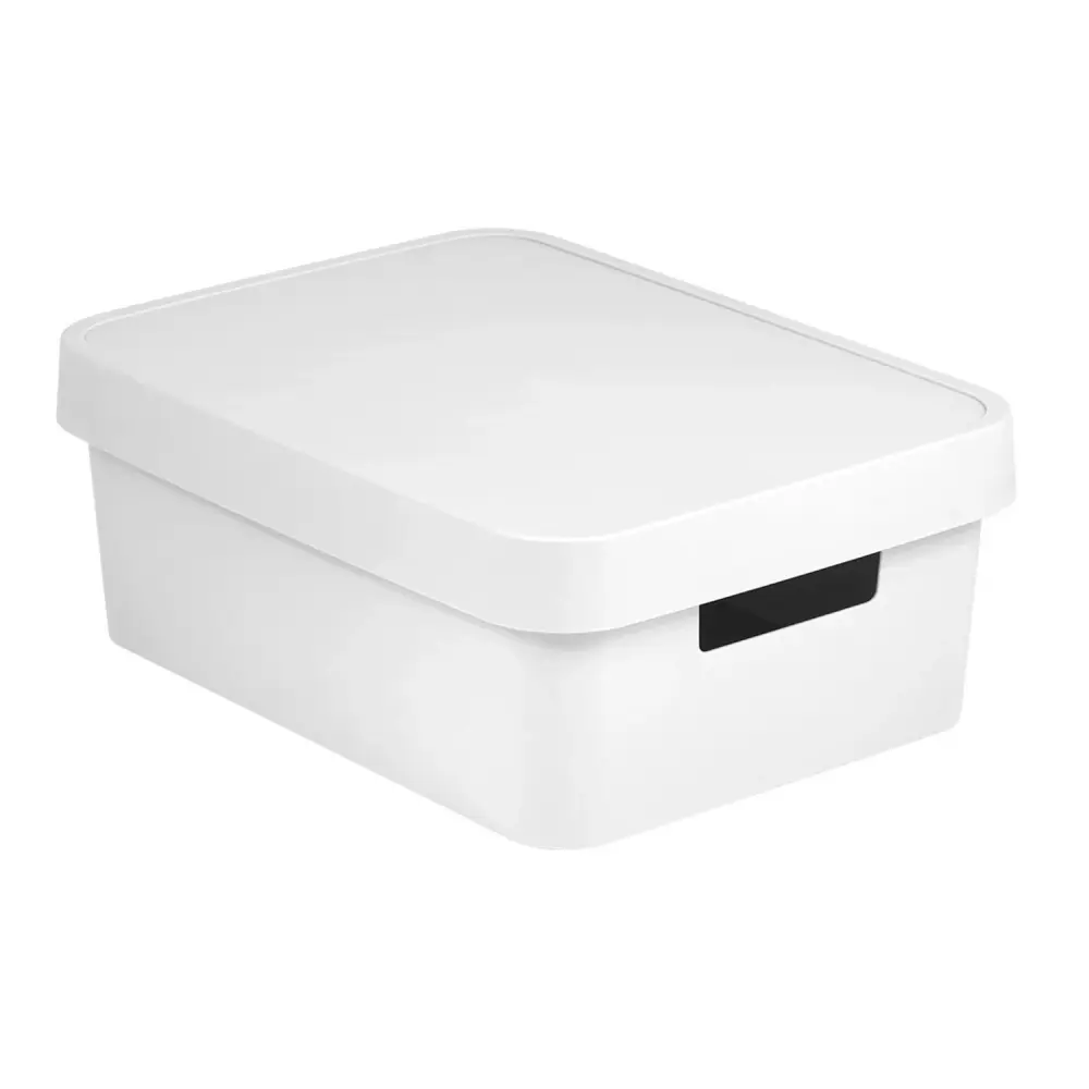 Storage box cover Curver Infinity 11L pearl