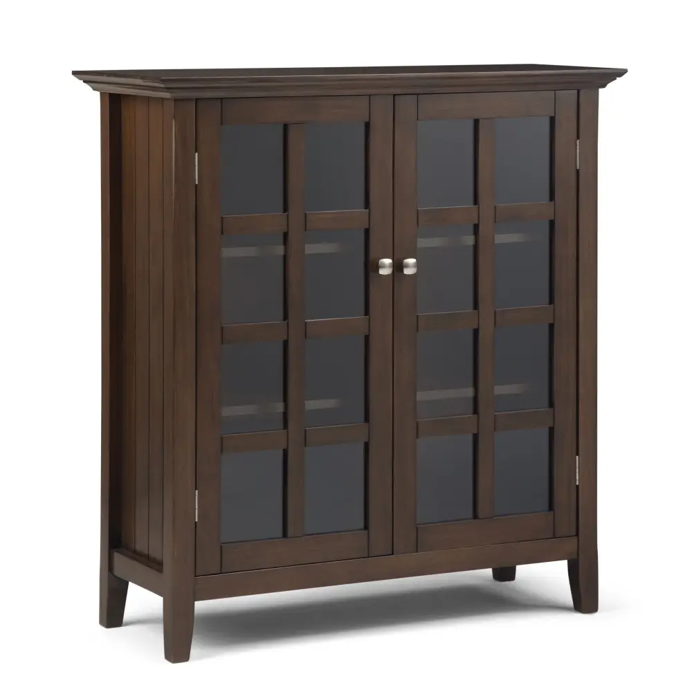Acadian - Medium Storage Cabinet - Genuine Aged Brown