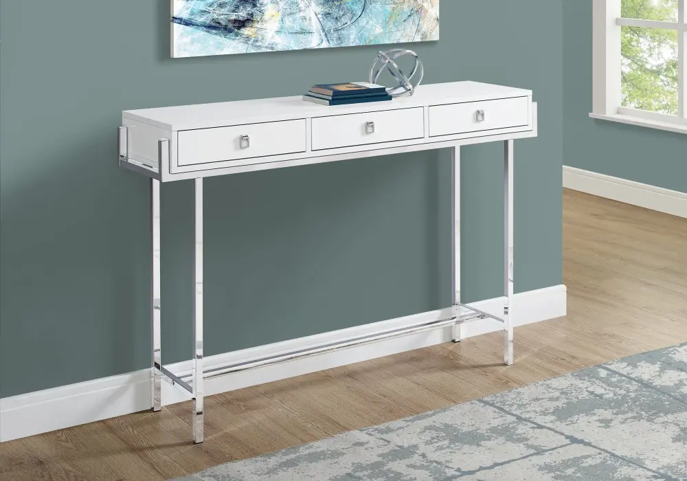 Accent Console Table Entryway, Storage Drawer, Contemporary & Cutting-edge Heavy Duty
