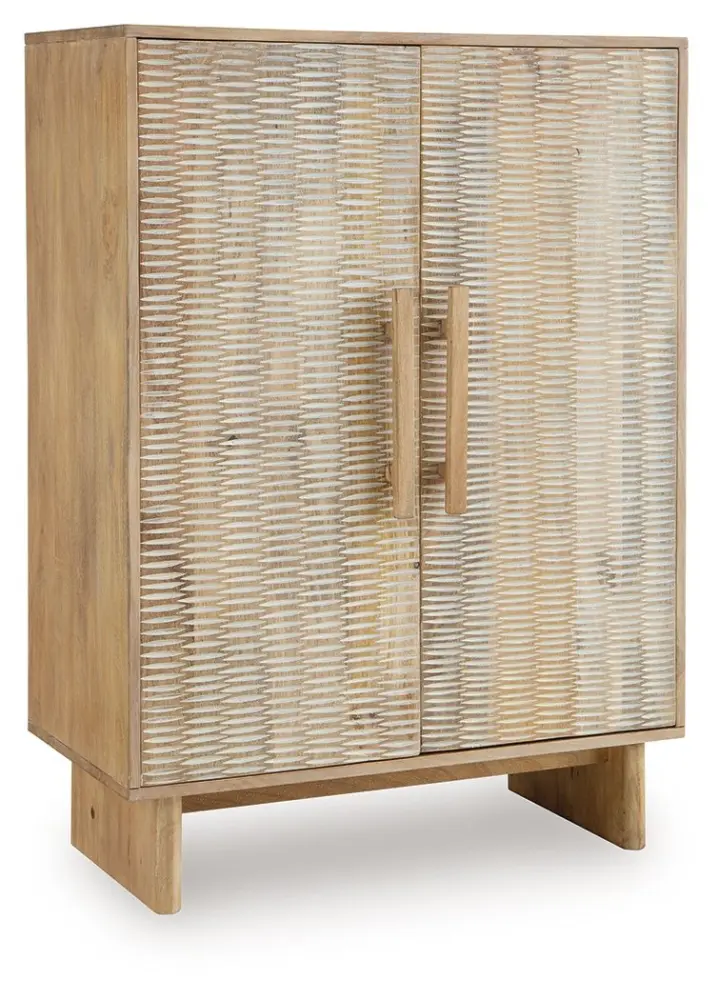 Dallinbury - Accent Cabinet - Natural / Pearl Wash