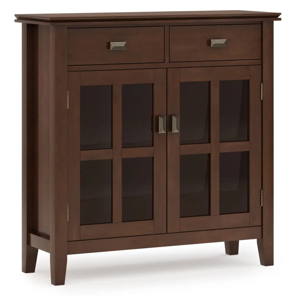 Handcrafted Artisan - Entryway Storage Cabinet - Russet Chestnut