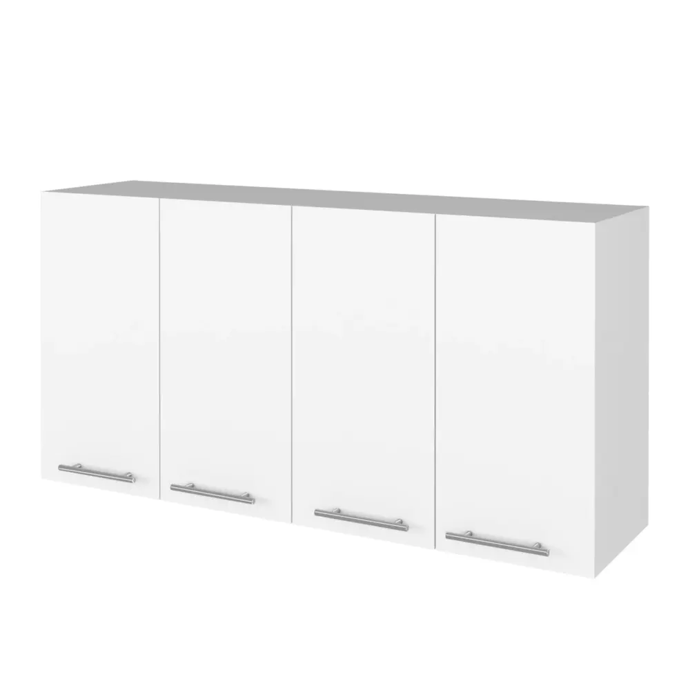 Kitchen Cabinet Durham Four Doors - Alabaster USB Ports