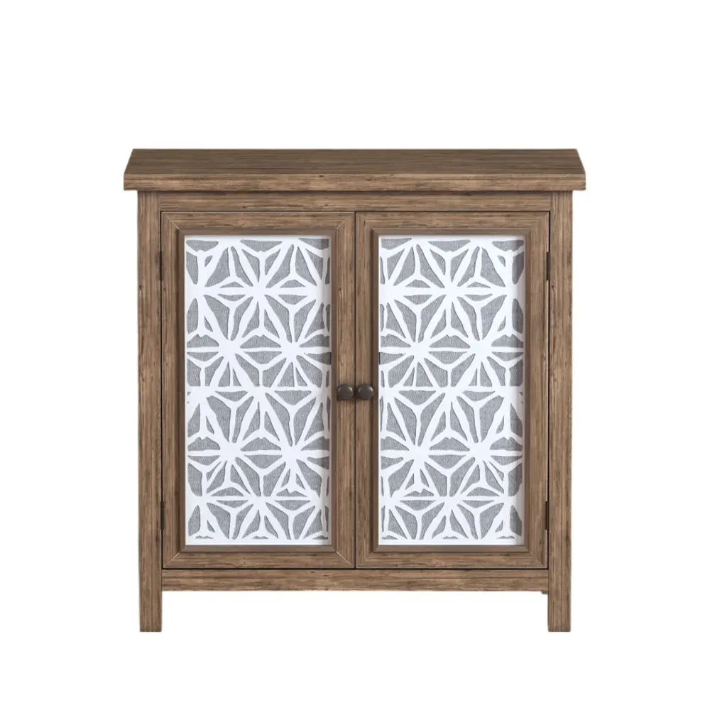 Multi-Tiered Storage Cabinet, Organizer - Brown Antique Pearl