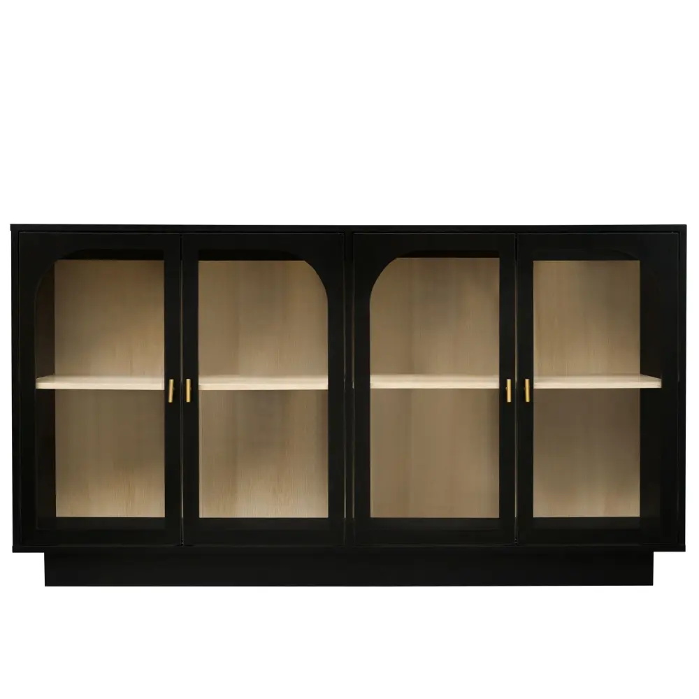 Storage Cabinet Door Living Room, Dining Room - Jet-black