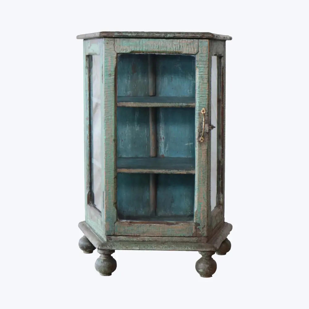 Vintage Teal Cabinet