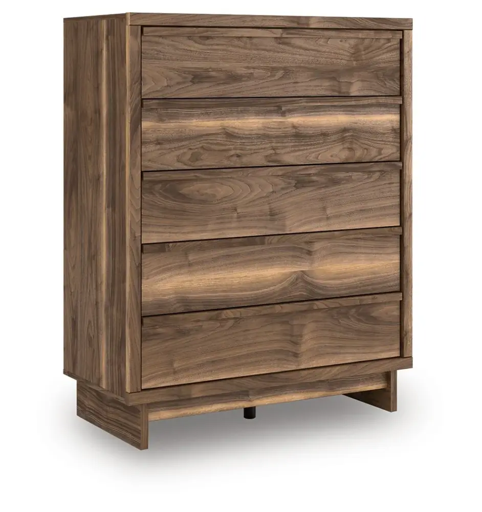 Chirason - Five Drawer Generous Chest - Brown