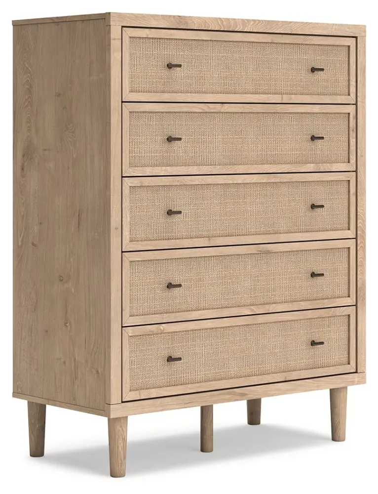 Cielden - Five Drawer Wide Chest - Bi-color