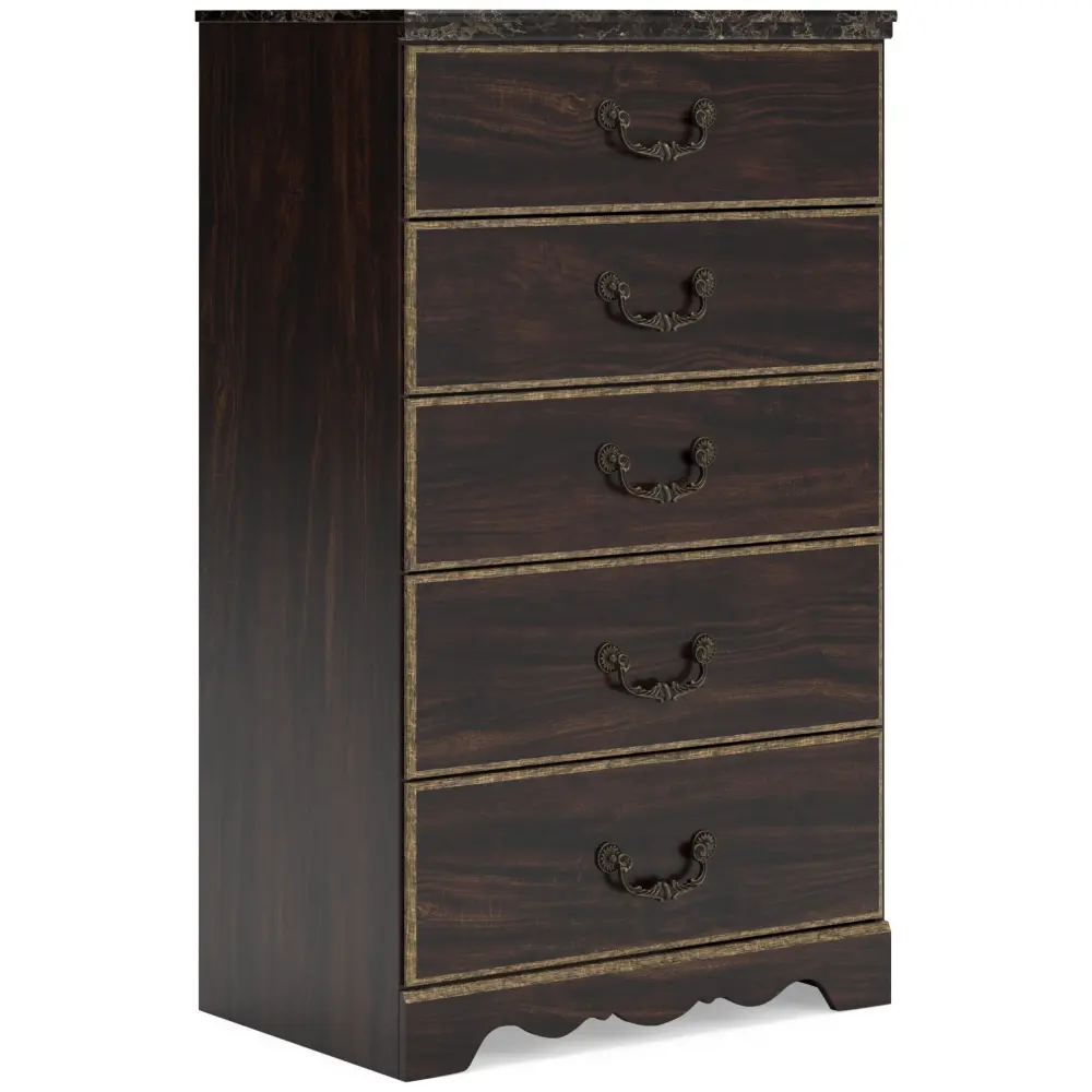 Diamond Modern Furniture Exclusive Design Glosmount 5-Drawer Chest B1055-245