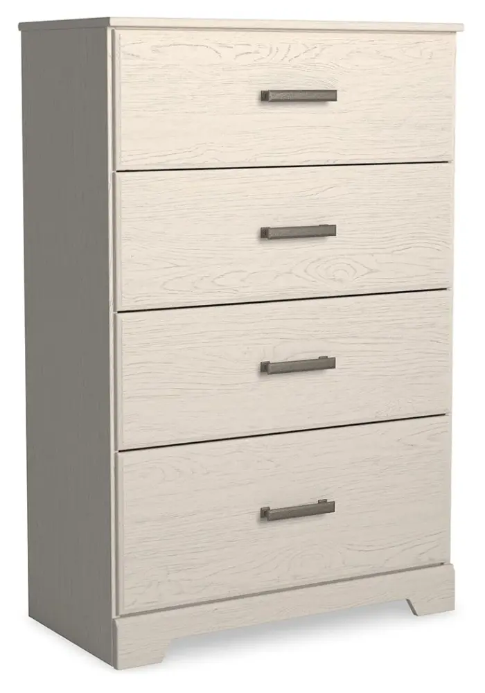 Handcrafted Stelsie - Four Drawer Chest - Chalk