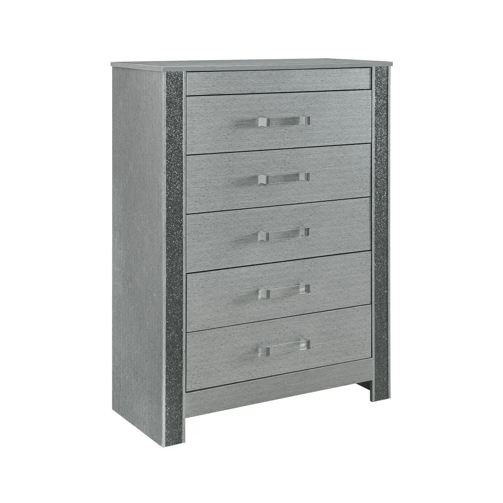 Lorenzo - Chest Hidden Jewelry Compartment And Bar Handle - Sterling Heavy Duty
