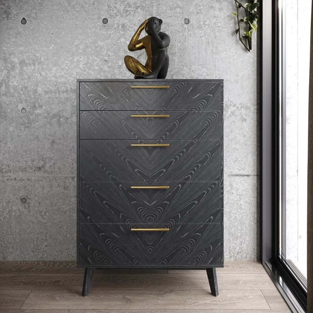 Modrest Diana - Minimalist Grey Ash Chest