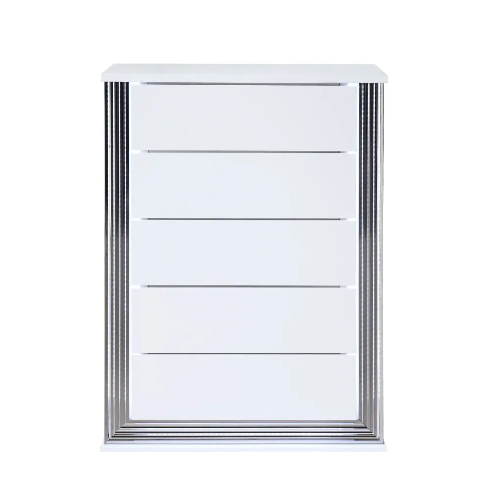 Multi-Tiered Moon - Smooth Chest LED - Alabaster