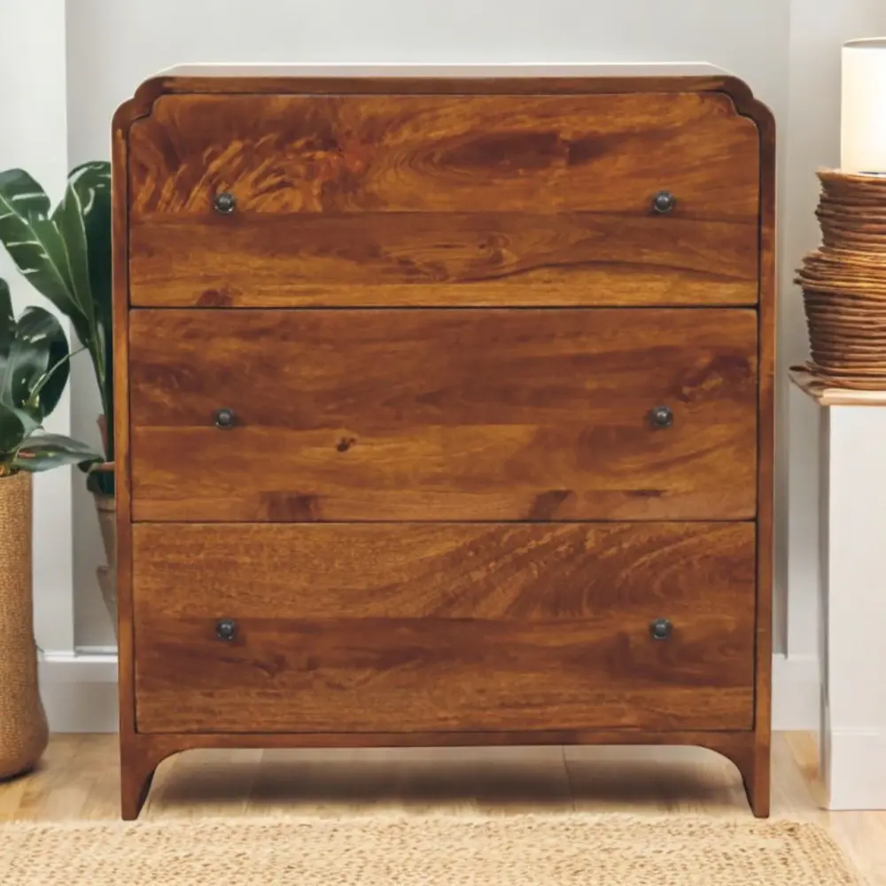 Newton - 3 Drawer Chest - Espresso