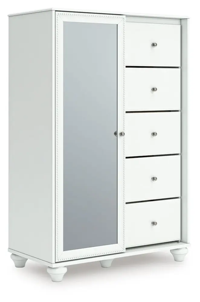 Space-Saving Corner Kozlani - Dressing Chest - Alabaster