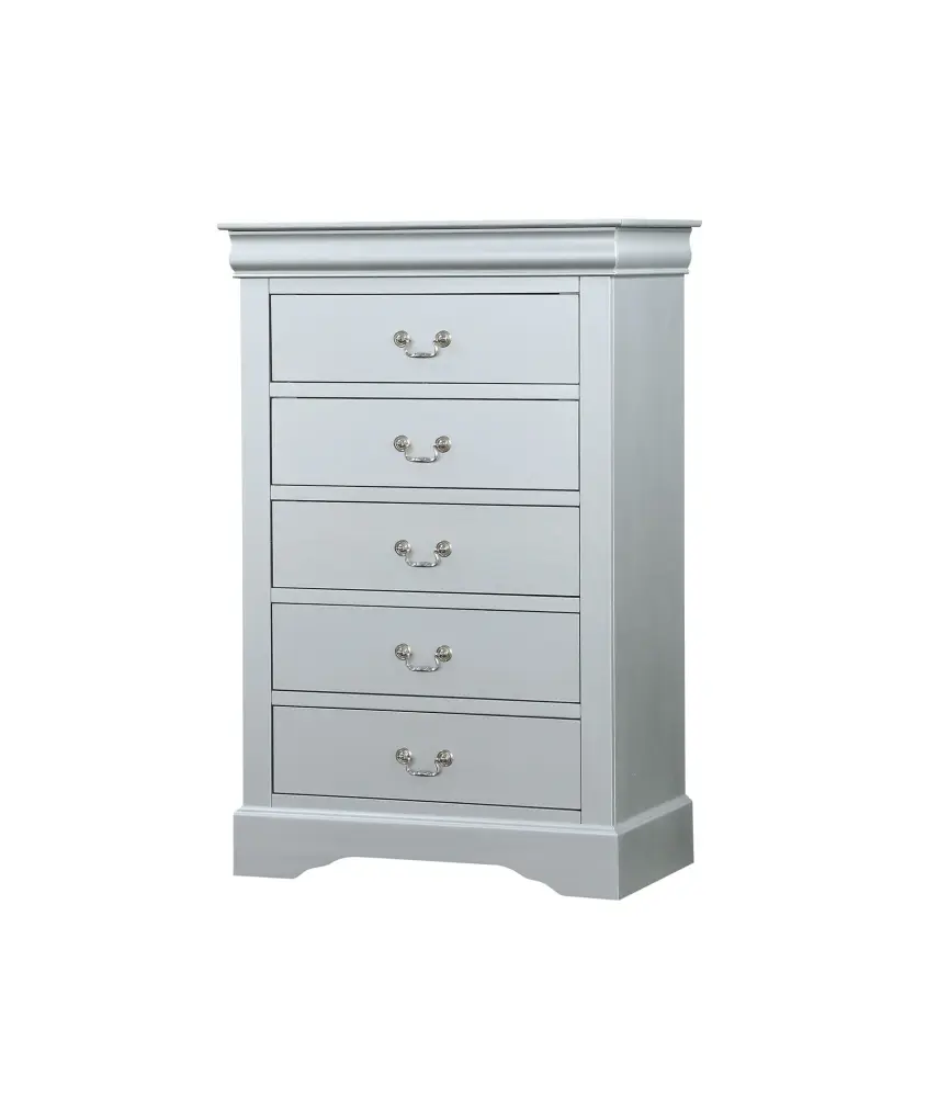 Upholstered Velvet Louis Philippe - Accent Chest
