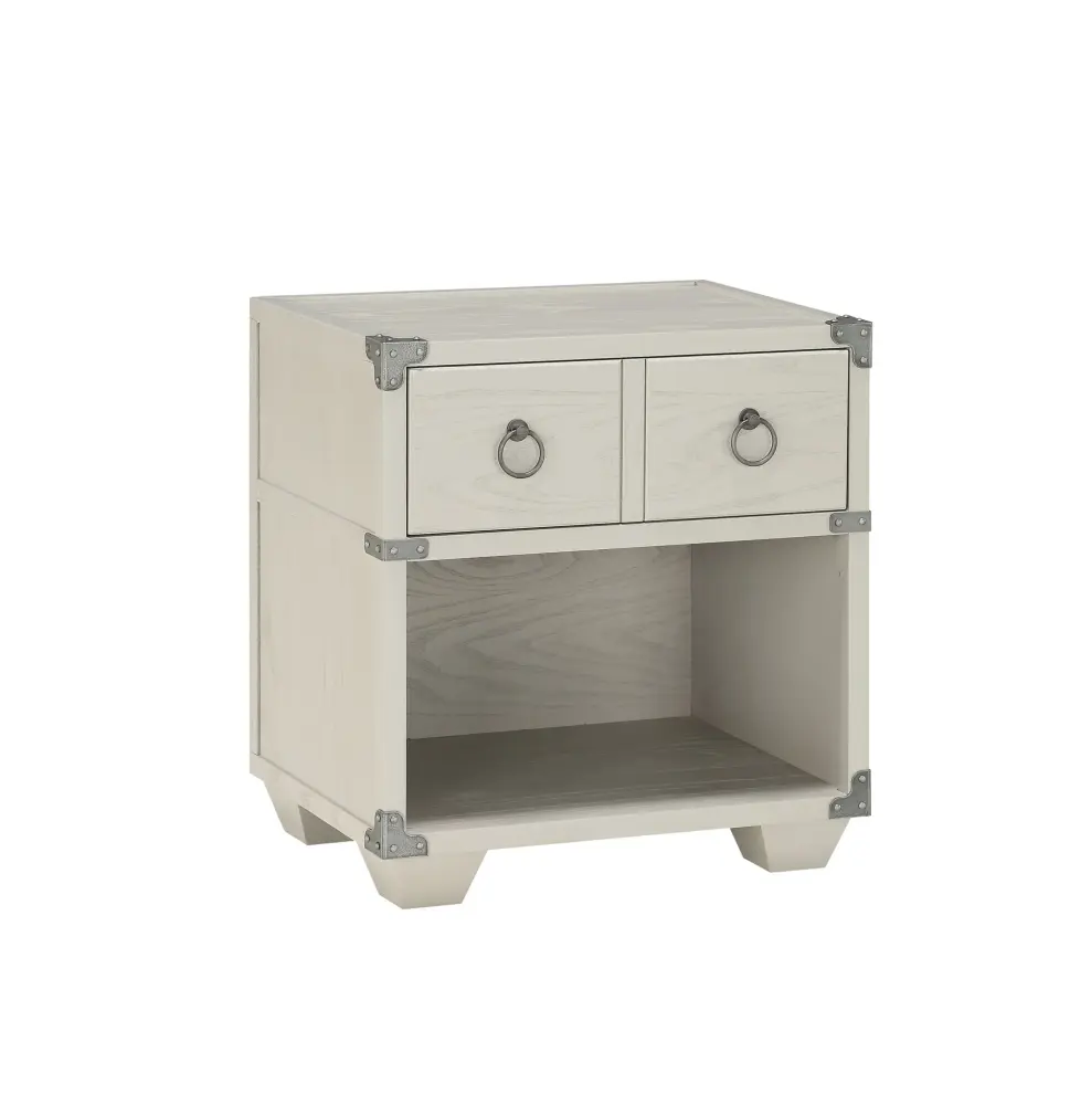 Upholstered Velvet Orchest - Nightstand - Ash