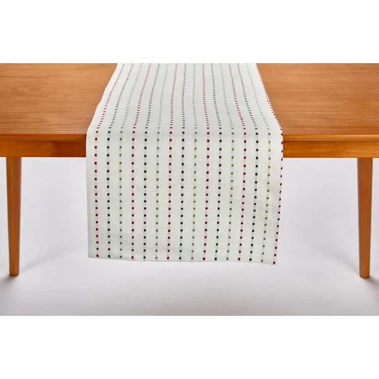 Holiday Pick Stitch Table Runner