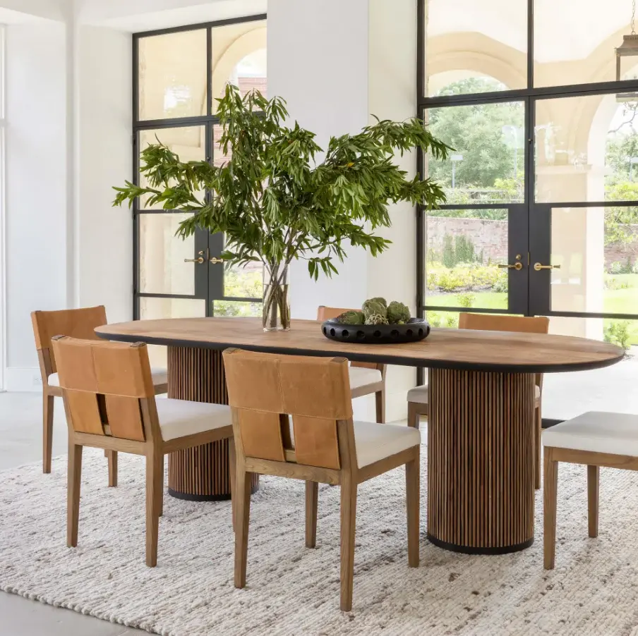 Linen Blend Dabney Dining Table