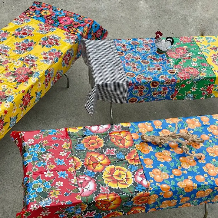 Jacquard Tablecloth Patchwork Tablecloths: Size Varies