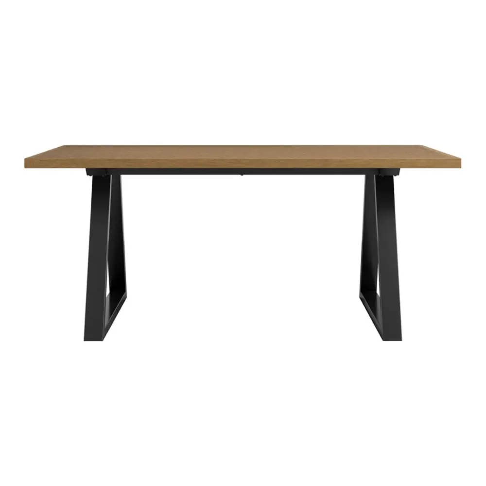 Acacia Wood Delphi Rectangular Dining Table - Whiskey & Onyx