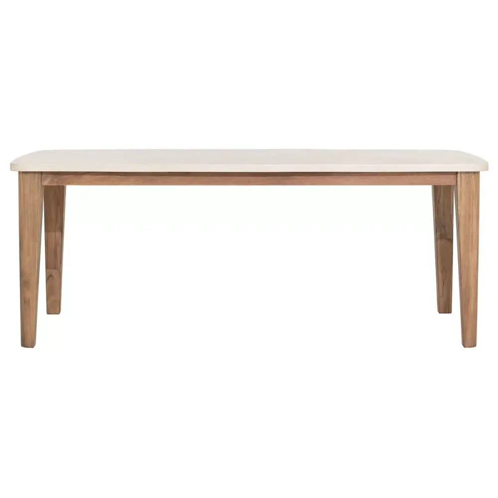 Bliss Mortex Top Rectangular Dining Table - Teakwood