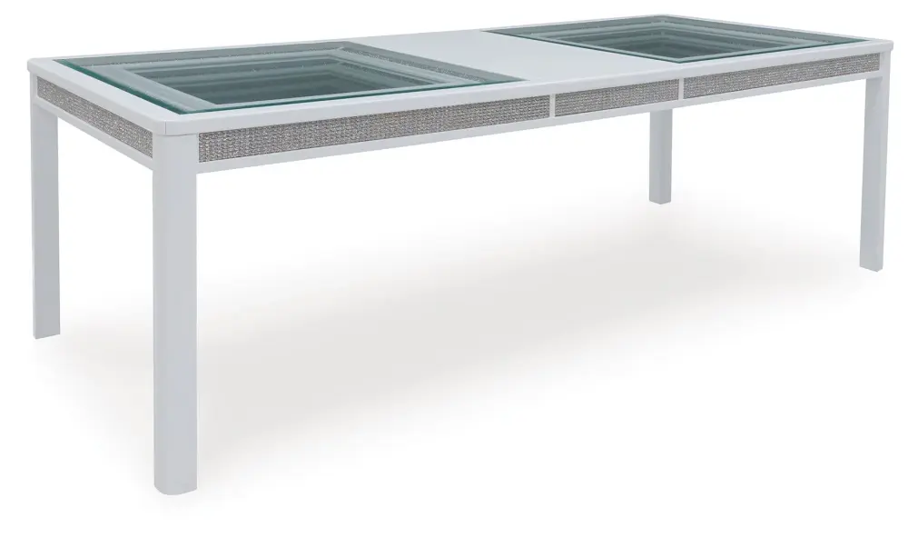 Chalanna - Rectangular Dining Room Extension Table - Snow