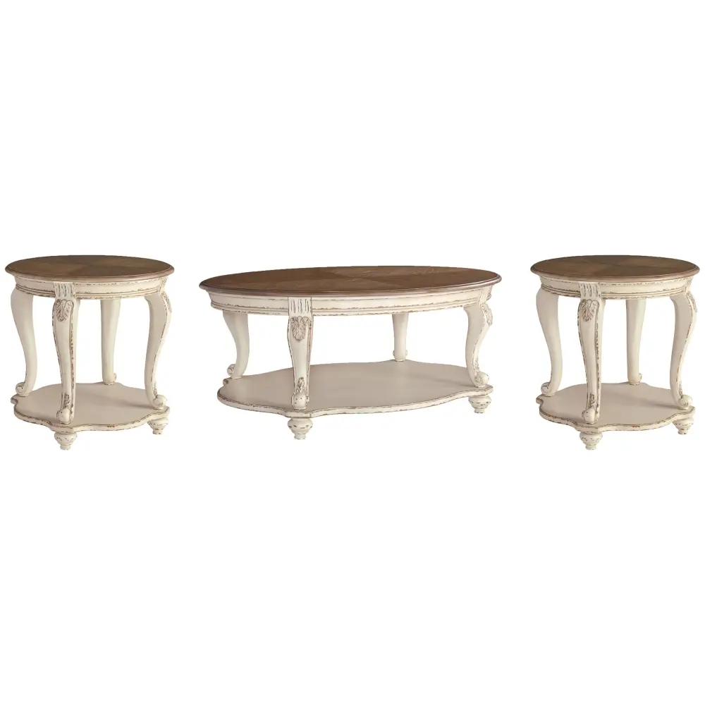 Diamond Modern Furniture Exclusive Design Realyn Occasional Table Set T743-0/T743-6/T743-6