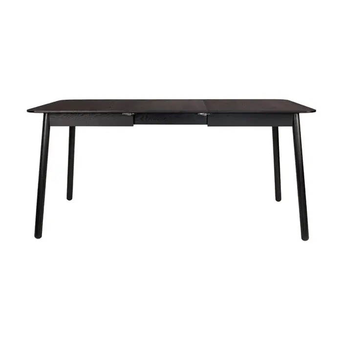 Glimps 4 Seater Rectangular Dining Table - Black / Black / Miniature