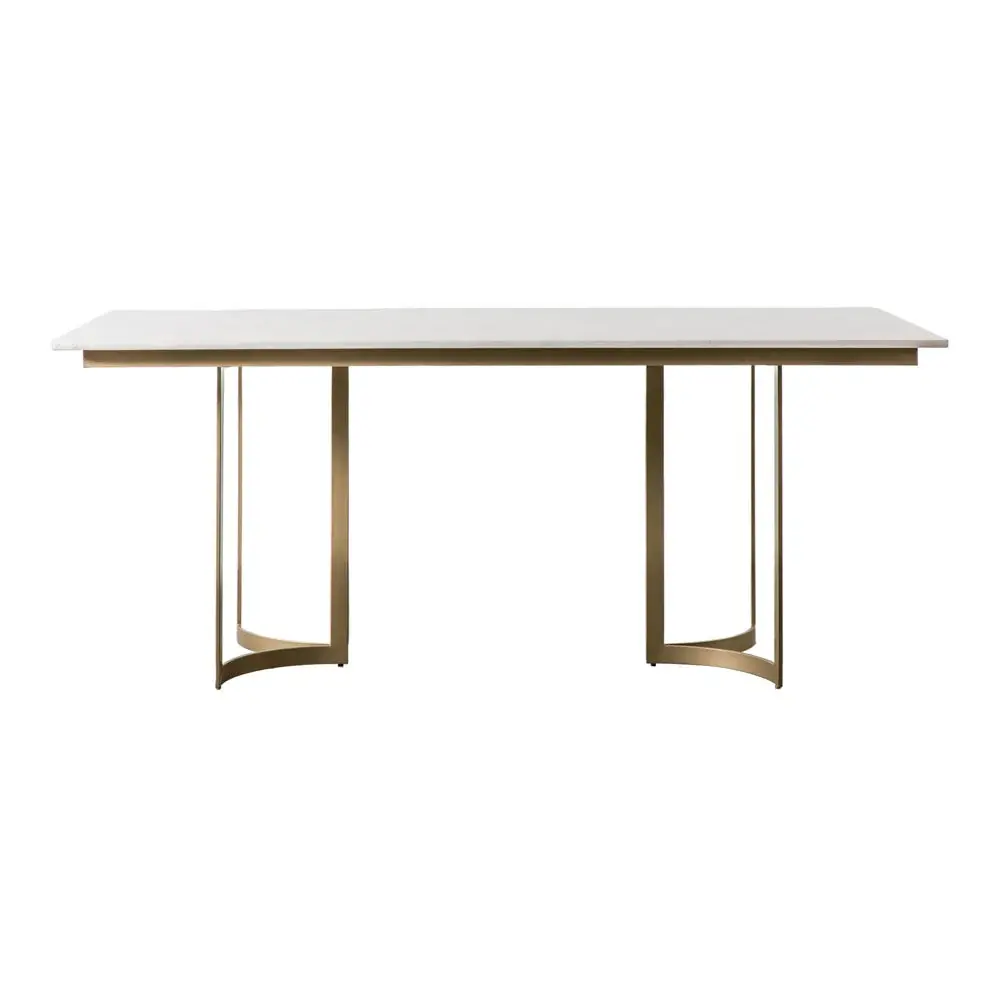 Linus 6 Seater Rectangular Dining Table - Aurum