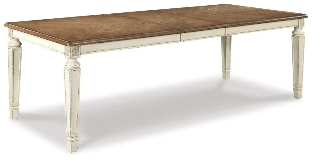 Realyn - Rectangular Dining Room Extension Table - Chipped Pearl