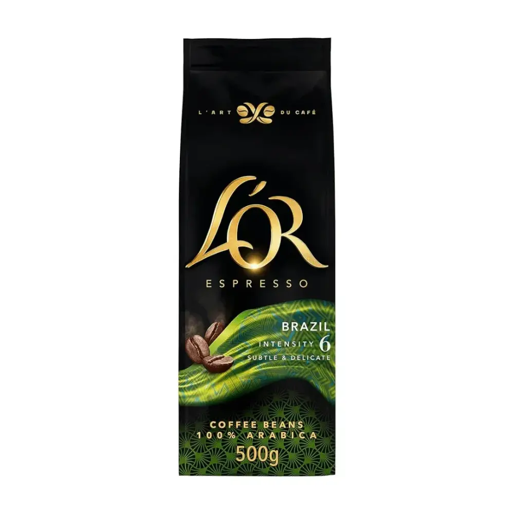 Commercial Grade L'OR Espresso Brasil en Granos 500 Grs